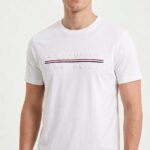 Polo US Polo Caballero Blanco Logo