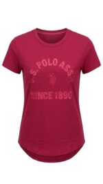 Polo US Polo Dama Rosa Logo