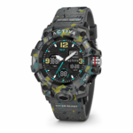 Activa X Invicta Digital Men's Watch - 49mm. Camouflage. Grey (ACW8008-002)
