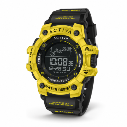 Activa X Invicta Digital Summit Unisex Watch – 50mm. Black (ACW8082-014)