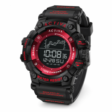 Activa X Invicta Digital Summit Unisex Watch – 50mm. Black (ACW8082-019)