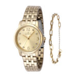 Invicta Angel Women's Watch - 32mm, Gold With Bracelet Set (48256)