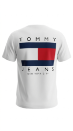 Polo de Algodón con Logo Estampado para Caballero Tommy Hilfiger - Imagen 3