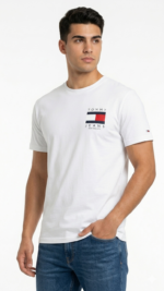 Polo de Algodón con Logo Estampado para Caballero Tommy Hilfiger - Imagen 5