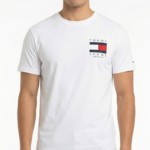 Polo de Algodón con Logo Estampado para Caballero Tommy Hilfiger