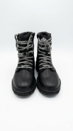 Bota de Combate para Dama Sorel Negra con Cordones - Imagen 4
