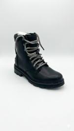 Bota de Combate para Dama Sorel Negra con Cordones - Imagen 5