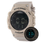 Invicta Racing Burnout Digital Men's Watch - 52mm. Light Brown (47526)