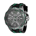Invicta S1 Rally Overdrive Men's Watch - 52mm. Black, Green (35737)