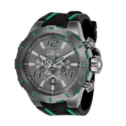 Invicta S1 Rally Overdrive Men’s Watch – 52mm. Black, Green (35737)