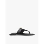 Monogram Horsebit Leather & Suede Sandal