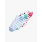 Stripe Sport Ankle Sock 3-Pack