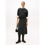 Wool Midi Skirt