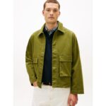Plaid Wool-Blend Padded Shirt Jacket