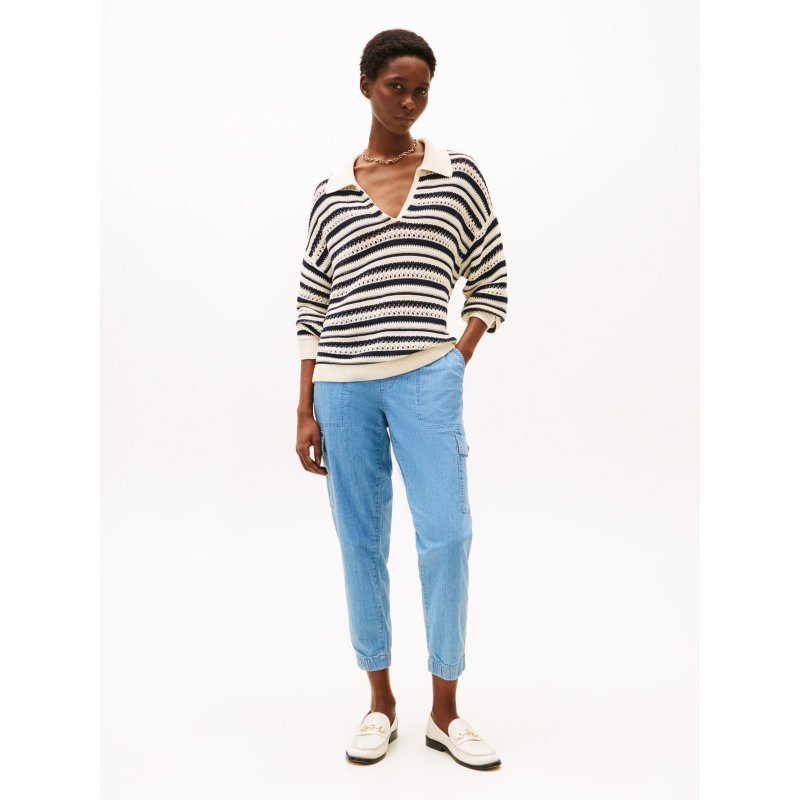 Tommy-PantsXW04443-1AA Belted Cargo Jogger - Imagen 1