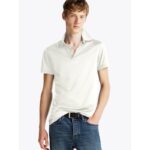 Slim Fit Mercerized Cotton Polo
