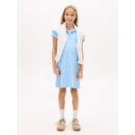 Kids' Allover Floral Print Polo Dress