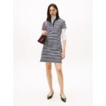 Slim Fit Stripe Polo Dress