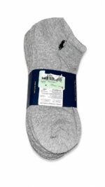 Pack de 6 Medias Polo Ralph Lauren Tobilleros Gris - Imagen 2