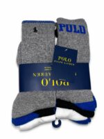 Pack de Medias Largas Polo Ralph Lauren Altos Gris y Azul
