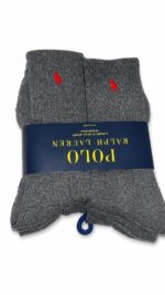 Pack de 6 Medias Largas Polo Ralph Lauren Classic Sport Gris