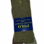 Pack de 3 pares de medias Polo Ralph Lauren clásicos en tonos verde oliva y marrón