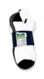 Pack de 6 Medias Polo Ralph Lauren Tobilleros Negros - Image 2