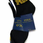 Pack de 6 Medias Polo Ralph Lauren Tobilleros Negros