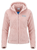 Chaqueta Polar Sherpa Columbia con Capucha para Mujer Rosa