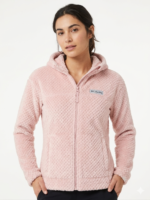 Chaqueta Polar Sherpa Columbia con Capucha para Mujer Rosa - Image 2
