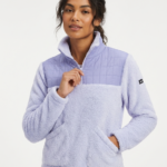 Casaca de Felpa Sherpa Columbia para Mujer Color Lavanda