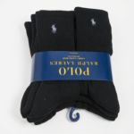 Pack de 6 Pares Medias largas Polo Ralph Lauren Negras