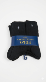 Pack de 6 Pares Medias largas Polo Ralph Lauren Negras