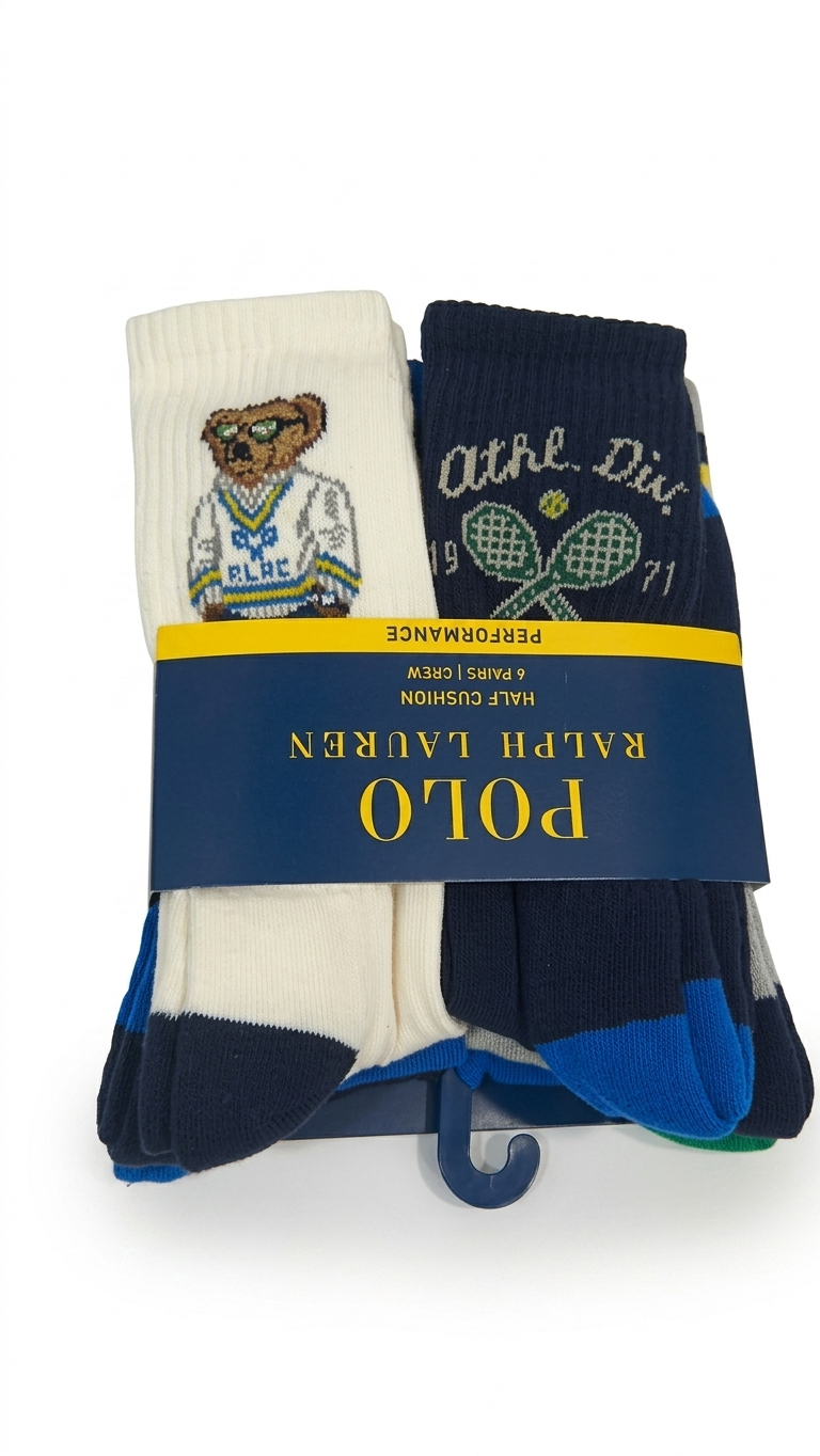 medias-pack-3-calcetines-largos-polo-ralph-lauren-polo-bear-hombre Pack de 6 Pares Medias largas Polo Ralph Lauren Polo Bear - Image 1