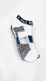 Pack de 6 Calcetines Tobilleros Logo Polo Ralph Lauren | Blanco/Gris - Image 2