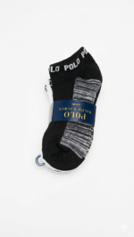 Pack de 6 Calcetines Tobilleros Logo Polo Ralph Lauren | Blanco/Gris
