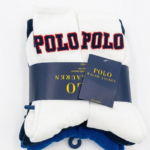 Pack de 6 Pares Medias largas Polo Ralph Lauren | Azul Eléctrico y Blanco