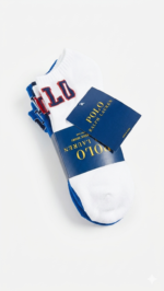 Pack de 6 Pares de Medias Tobilleros Polo Ralph Lauren | Estilo Colegial Multicolor