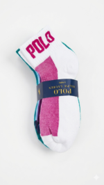Pack de 6 Pares de Medias Tobilleros Polo Ralph Lauren | Multicolor Asimétrico - Image 2