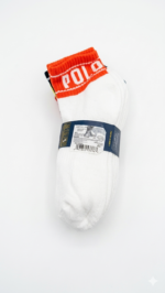 6 Pack de Medias Tobilleros Polo Ralph Lauren Unisex Niño Blanco/Multicolor - Image 2