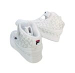 Zapatillas Fila de Caña Alta Blancas con Estrellas - Imagen 3