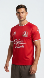 Camiseta Deportiva Cayman Islands para Hombre – Rojo