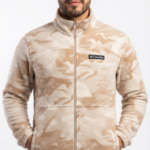 Casaca Fleece Columbia Steens Mountain para Hombre – Camuflado Beige / Caqui