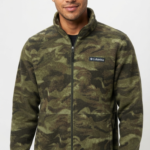 Casaca Fleece Columbia Steens Mountain para Hombre – Camuflado Verde / Olivo