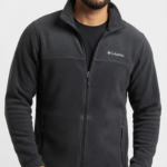 Casaca Fleece Columbia Steens Mountain para Hombre – Gris Oscuro / Carbón
