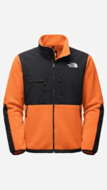 Casaca Fleece Sherpa The North Face Denali para Hombre – Naranja / Negro - Imagen 2