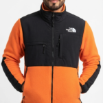 Casaca Fleece Sherpa The North Face Denali para Hombre – Naranja / Negro