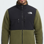 Casaca Fleece Sherpa The North Face Denali para Hombre – Verde Olivo / Negro