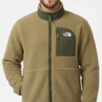 Casaca Fleece Sherpa The North Face para Hombre – Verde Olivo / Caqui