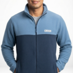 Casaca Polar Columbia Steens Mountain 2.0 Colorblock para Hombre – Azul Acero / Azul Marino